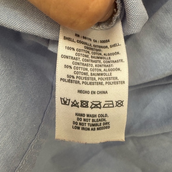 Anthropologie Elis Peplum Top Red and Light Blue Striped Short Sleeve Top - Picture 5 of 6